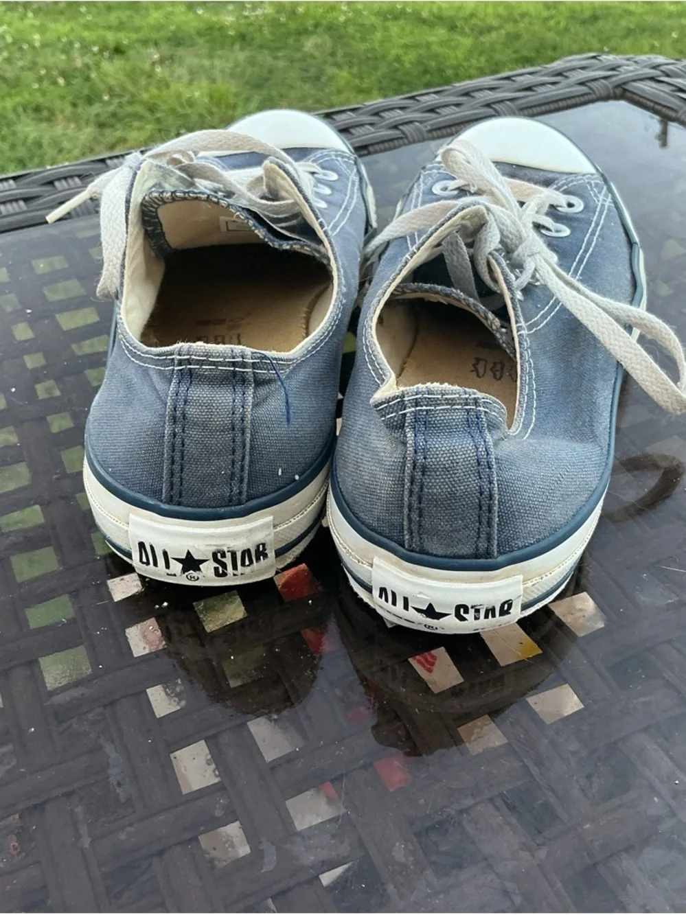 Converse Kids Low-Top Canvas Sneakers in Blue